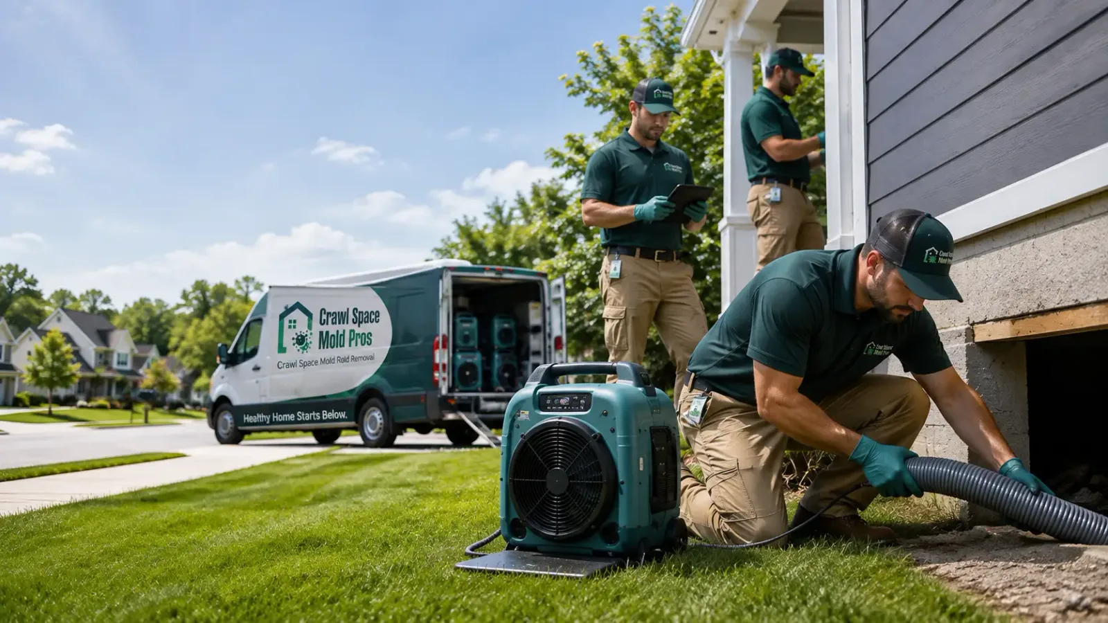 Crawl Space Mold Removal in Russell, MN